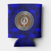 Clan MacFie Crest & Tartan Knot Blikjeskoeler (Voorkant)