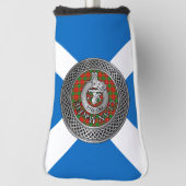 Clan MacFie Crest & Tartan Knot Golfheadcover (Draai 90)