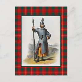 Clan MacFie Illustratie Tartan Lijst Briefkaart