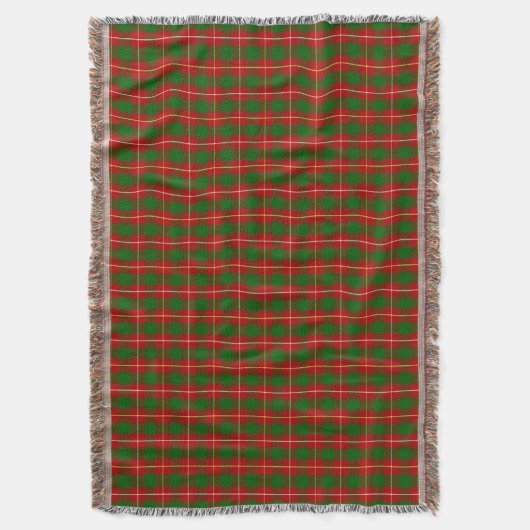 Clan MacFie Tartan Deken (Voorkant Verticaal)