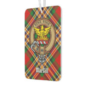 Clan MacGill Crest over Tartan Air Freshener Luchtverfrisser (Links)