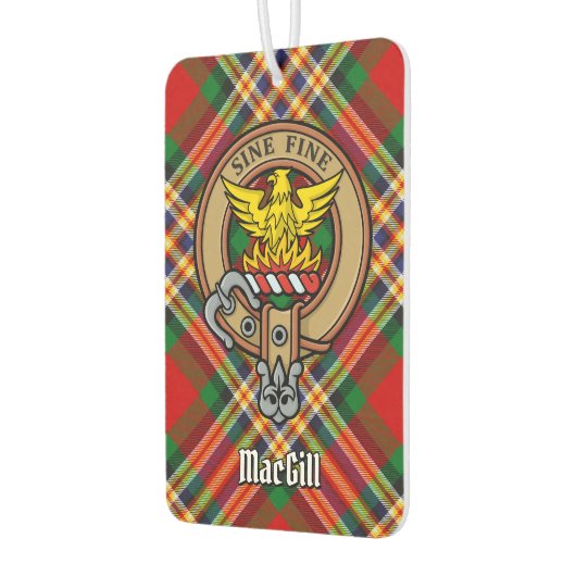 Clan MacGill Crest over Tartan Air Freshener Luchtverfrisser (Links)
