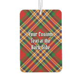 Clan MacGill Crest over Tartan Air Freshener Luchtverfrisser (Achterkant)