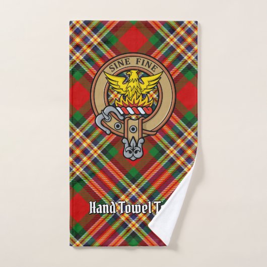 Clan MacGill Crest over Tartan Bad Handdoek (Handdoek)