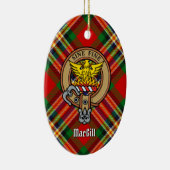 Clan MacGill Crest over Tartan Keramisch Ornament (Rechts)