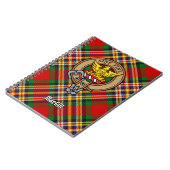 Clan MacGill Crest over Tartan Notitieboek (Linkerzijde)