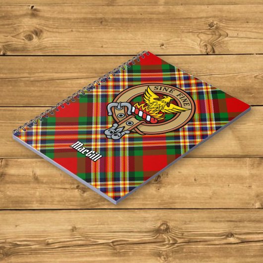 Clan MacGill Crest over Tartan Notitieboek