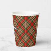 Clan MacGill Crest over Tartan Paper Cups Papieren Bekers (Rechts)