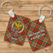 Clan MacGill Crest over Tartan Sleutelhanger