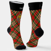 Clan MacGill Crest over Tartan Socks Sokken (Gebogen)