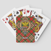 Clan MacGill Crest over Tartan Spelkaarten Pokerkaarten (Achterkant)