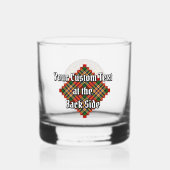 Clan MacGill Crest over Tartan Whisky Glas (Achterkant)