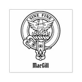 Clan MacGill Crest Rubber Stamp Rubberstempel (Afrduk)