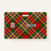 Clan MacGill Tartan Badge (Voorkant)
