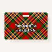 Clan MacGill Tartan Badge (Achterkant)