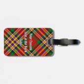 Clan MacGill Tartan Bagage Label (Achterkant horizontaal)