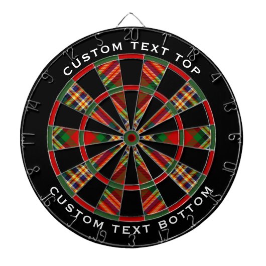 Clan MacGill Tartan Dart Board Dartbord (Voorkant)