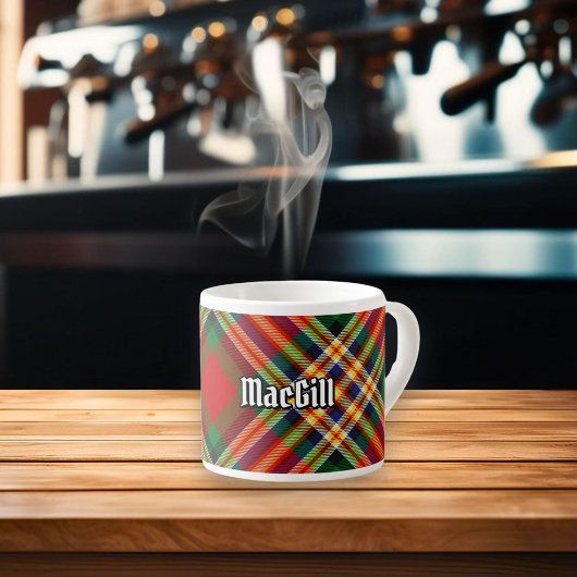 Clan MacGill Tartan Espresso Cup Kop