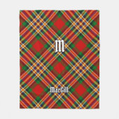 Clan MacGill Tartan Fleece Blanket (Voorkant)