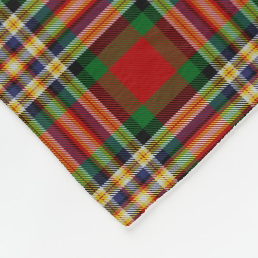 Clan MacGill Tartan Fleece Deken (Hoek)