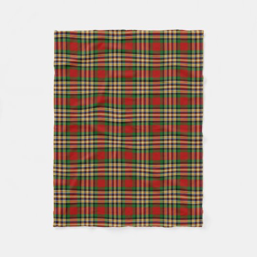 Clan MacGill Tartan Fleece Deken (Voorkant)