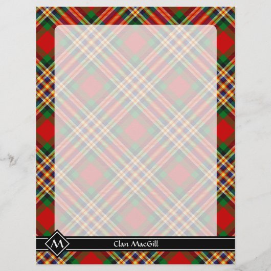 Clan MacGill Tartan Flyer (Voorkant)
