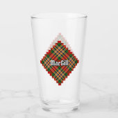 Clan MacGill Tartan Glass Glas (Achterkant)