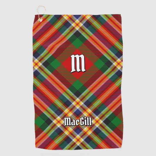 Clan MacGill Tartan Golf Towel Golfhanddoek (Voorkant)