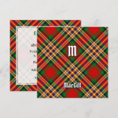 Clan MacGill Tartan Kaart (Voorkant / Achterkant)