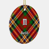 Clan MacGill Tartan Keramisch Ornament (Rechts)