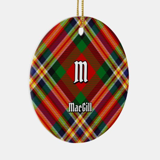 Clan MacGill Tartan Keramisch Ornament (Rechts)