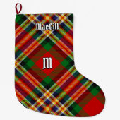 Clan MacGill Tartan Kerststop Grote Kerstsok (Voorkant)