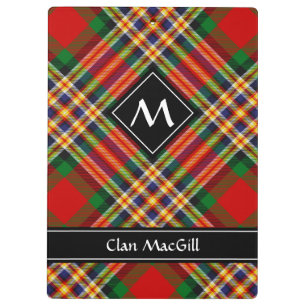 Clan MacGill Tartan Klembord
