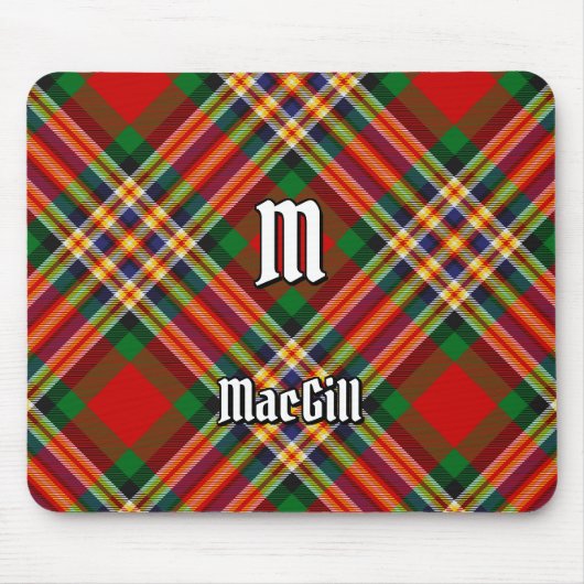 Clan MacGill Tartan Muismat (Voorkant)