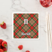 Clan MacGill Tartan Napkins Servet (Insitu)