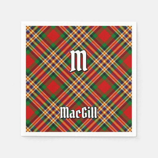 Clan MacGill Tartan Napkins Servet (Voorkant)