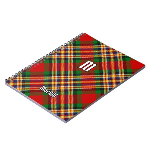 Clan MacGill Tartan Notitieboek (Linkerzijde)