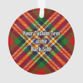 Clan MacGill Tartan Ornament (achterkant)
