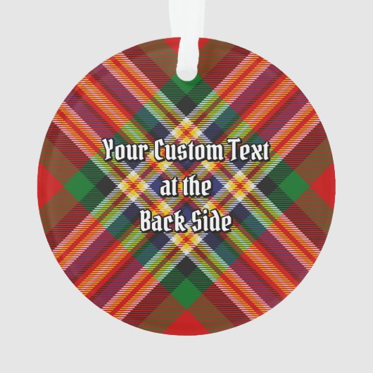 Clan MacGill Tartan Ornament (achterkant)