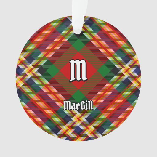 Clan MacGill Tartan Ornament (voorkant)