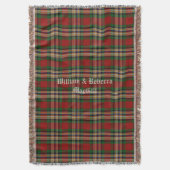 Clan MacGill Tartan Pset Custom Throw Blanket Deken (Voorkant Verticaal)