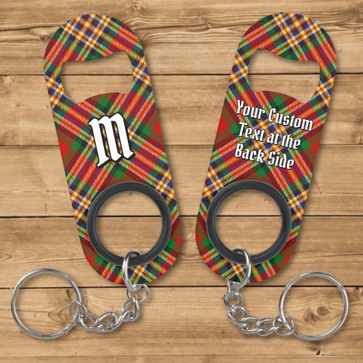 Clan MacGill Tartan Sleutelhanger Bottle Open Mini Flessenopener