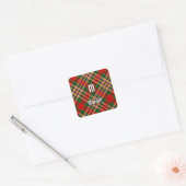 Clan MacGill Tartan Square Sticker (Envelop)