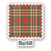 Clan MacGill Tartan Sticker (Voorkant)