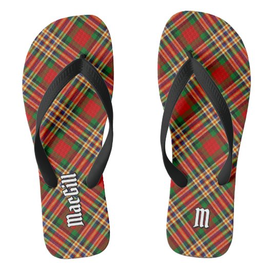 Clan MacGill Tartan Teenslippers (Voetbed)