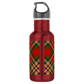 Clan MacGill Wapen over Tartan Waterfles (Achterkant)