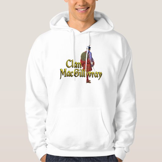 Clan MacGillivray Highland Games Sweatshirt Hoodie (Voorkant)