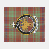 Clan MacGillivray Hunting Ancient Tartan Pset Fleece Deken (Voorkant (Horizontaal))