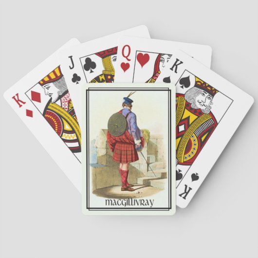 Clan MacGillivray Klassiek Schotland Bicycle Deck Pokerkaarten (Achterkant)