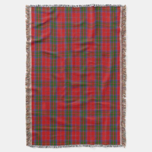 Clan MacGillivray Tartan Deken (Voorkant Verticaal)